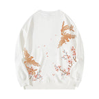 National trend phoenix embroidery long-sleeved sweatshirt men autumn and winter trendy brand loose round neck jacket eprolo