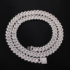 13mm Micro Pave Prong Cuban Chain Necklaces Fashion Hiphop Full Iced Out Cubic Zirconia Jewelry For Men Women eprolo