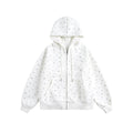 All-Over Print Loose Hooded Zip-Up Sweatshirt for Men and Women eprolo
