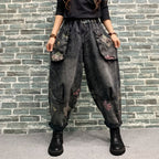 Spring New Arrival Fashionable Printed Jeans LittleYogaSocks