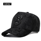Spring and Summer New Hat Men's Tall Crown Cashew Embossed Baseball Cap Fashion Face-Looking Small Men Casual Peaked Cap eprolo