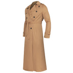 Men Business Jacket Fashion Autumn Long Windbreaker Jacket Overcoat Male Casual Winter Cotton Trench Outwear Coat eprolo