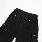 Street Style Men's Wide-Leg Multi-Pocket Cargo Jeans, Loose Fit Casual Pants for Men eprolo