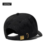 Spring and Summer New Hat Men's Tall Crown Cashew Embossed Baseball Cap Fashion Face-Looking Small Men Casual Peaked Cap eprolo