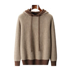 Knitted Hooded Pullover Sweater Coat LittleYogaSocks