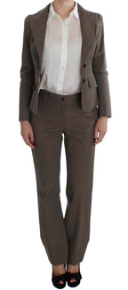 BENCIVENGA Beige Wool Cotton Suit BENCIVENGA