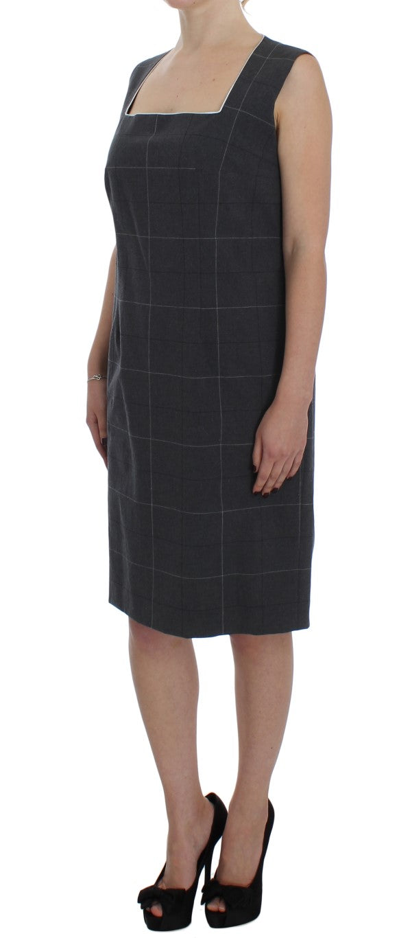 BENCIVENGA Gray Stretch Sheath Dress Suit Set BENCIVENGA