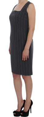 BENCIVENGA Gray Stretch Suit Sheath Dress & Blazer Set BENCIVENGA