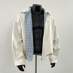 Men wearing flip collar flying jackets on both sides eprolo