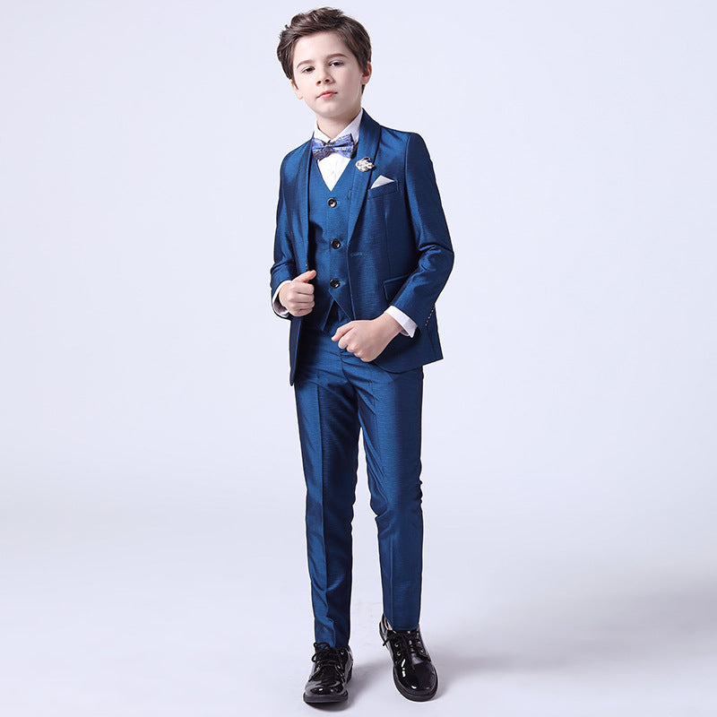 Boy's Suit Two Pieces Performance Dress LittleYogaSocks