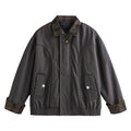 Jacket with Snake Skin Pattern and Notched Collar for Men Clean Fit Casual Outerwear eprolo