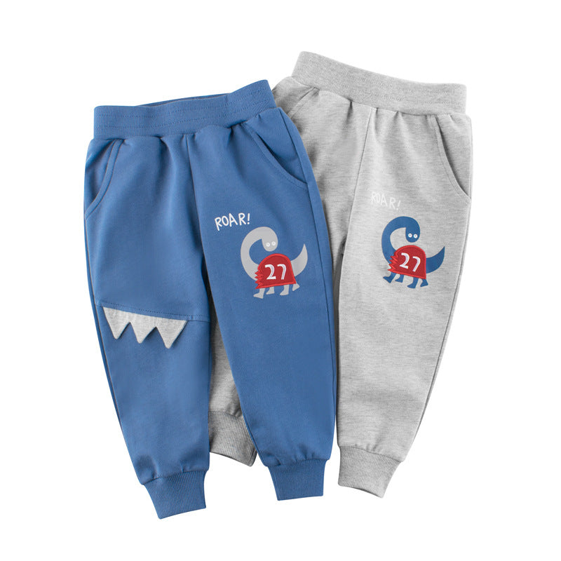Veloria Boy's Dinosaur Sweatpants Trousers - VELORIA - Thread of Generations