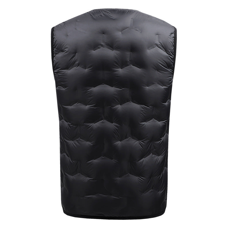 Down heating vest, USB intelligent constant temperature heating vest for men and women, warm jacket for winter charging and heating eprolo