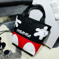 Disney fashion handbags casual small bag mickey mouse portable canvas bag handcuffs bag lunch box bag eprolo