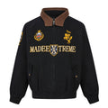 Vintage Street Style Detroit Embroidered Jacket for Men eprolo