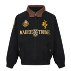 Vintage Street Style Detroit Embroidered Jacket for Men eprolo