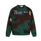 Camouflage tassel sweater with warm and velvet knit sweater for men eprolo