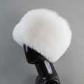 Fashion Real Fur Hats Winter Hats For Women Natural Fox Fur Beanies Real Fox Bomber Hat Fluffy Popular Russian Female Round Cap eprolo