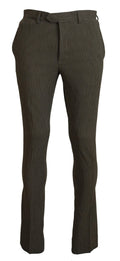 BENCIVENGA Multicolor Striped Pure Cotton Men Pants BENCIVENGA