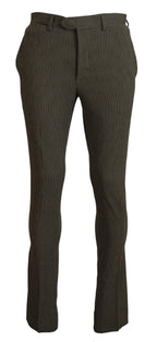 BENCIVENGA Multicolor Striped Pure Cotton Men Pants BENCIVENGA