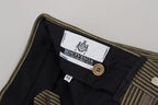 BENCIVENGA Multicolor Striped Pure Cotton Men Pants BENCIVENGA