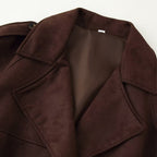 Tie up collar long sleeved short jacket eprolo