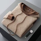 Knitted Hooded Pullover Sweater Coat LittleYogaSocks