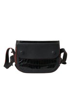 Balenciaga Black Exotic Leather Shoulder Crossbody Camera Bag Balenciaga