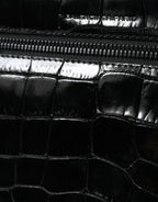 Balenciaga Black Exotic Leather Shoulder Crossbody Camera Bag Balenciaga