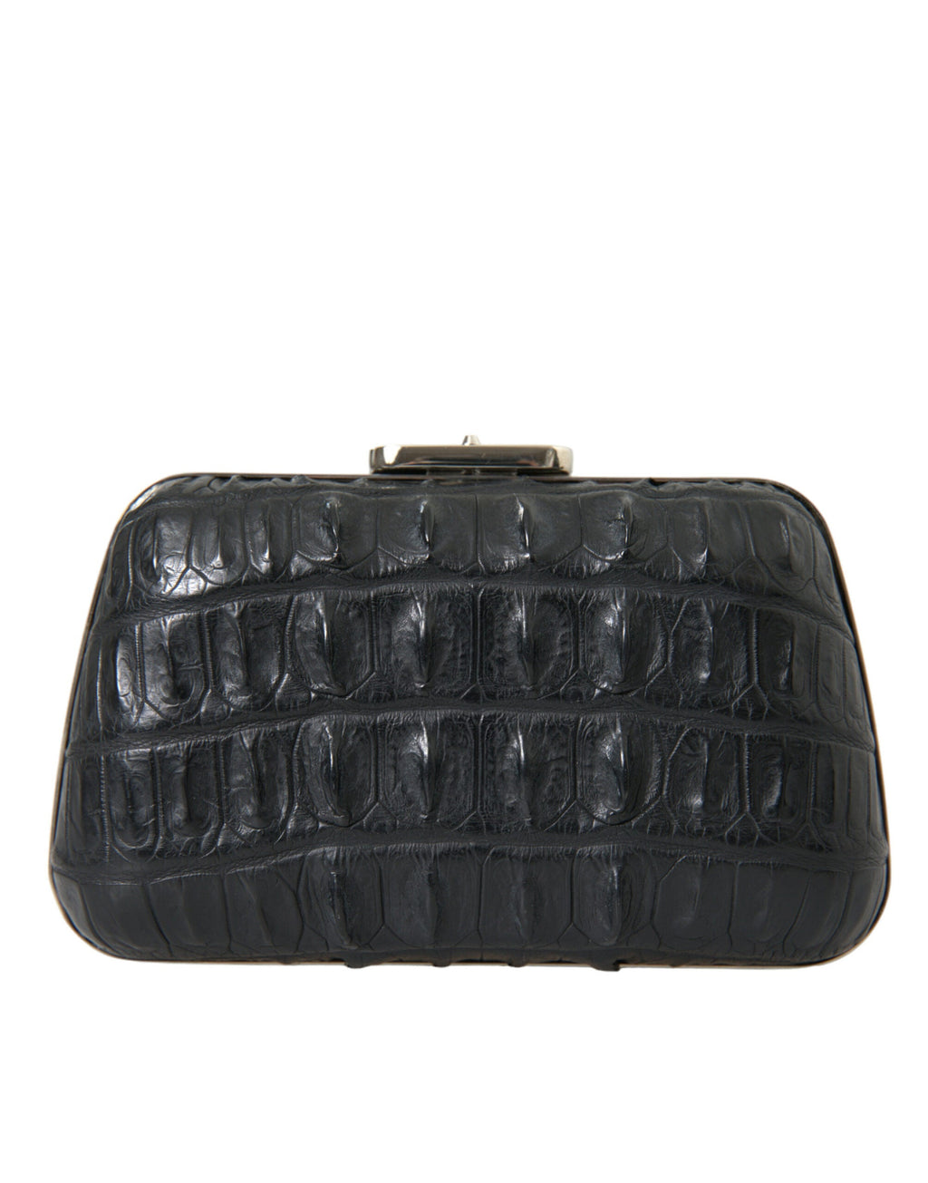 Balenciaga Black Exotic Skin Leather Shoulder Crossbody Box Clutch Bag Balenciaga