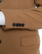 Prada Brown Cashmere 2 Piece Single Breasted Suit Prada