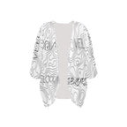 VELORIA Women's Kimono Chiffon Cover Up Inkedjoy