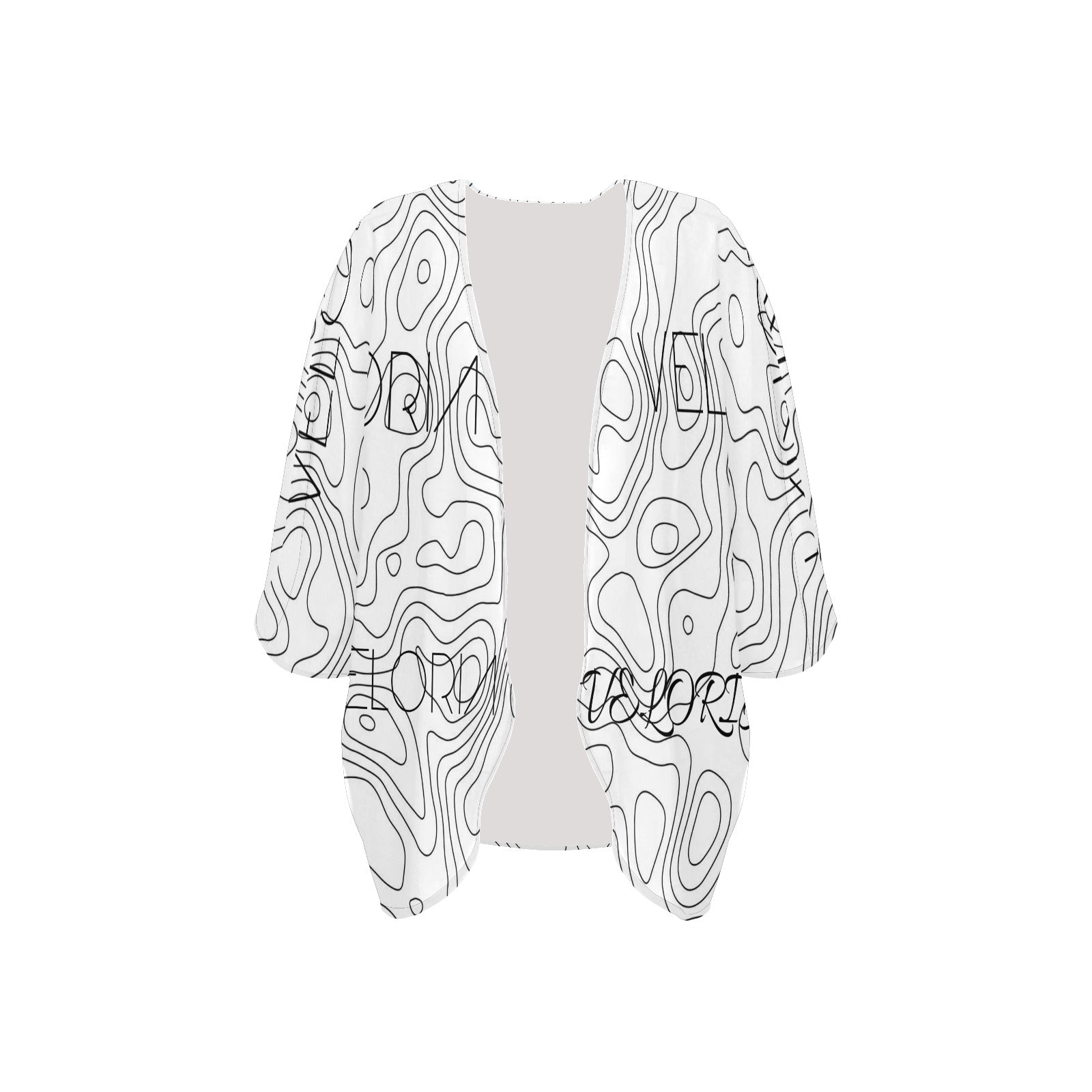 VELORIA Women's Kimono Chiffon Cover Up Inkedjoy