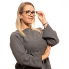 Police Brown Plastic Glasses (Frames) Police