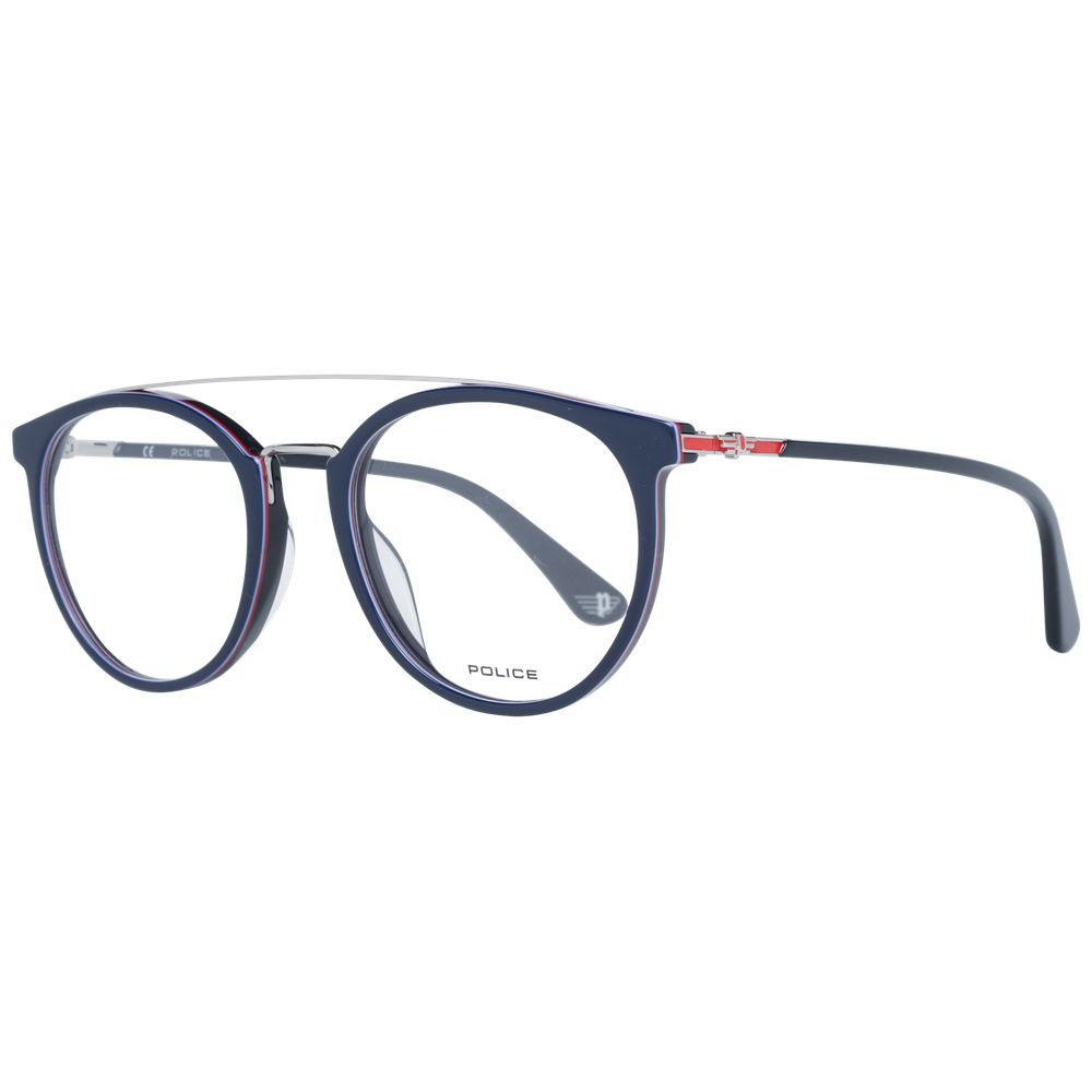 Police Blue Metal & Plastic Glasses (Frames) Police