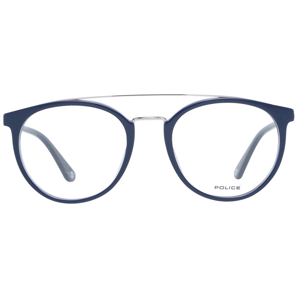 Police Blue Metal & Plastic Glasses (Frames) Police