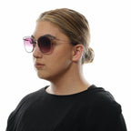 Police Burgundy Metal & Plastic Sunglasses Police
