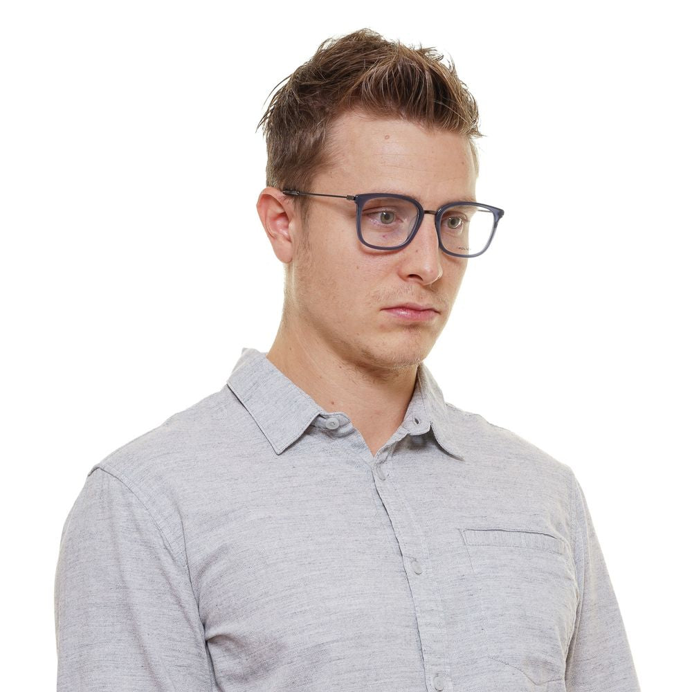 Police Blue Metal & Plastic Glasses (Frames) Police