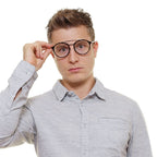 Police Brown Metal & Plastic Glasses (Frames) Police