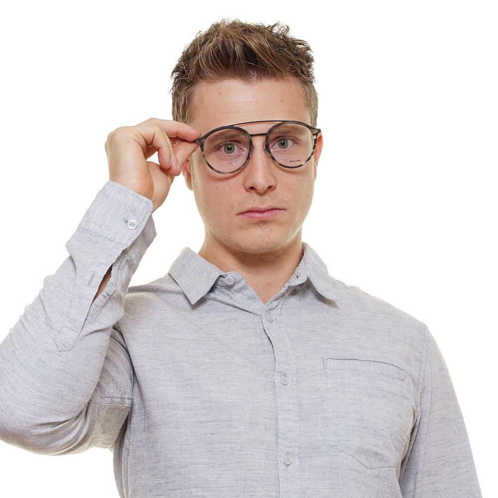 Police Gray Metal & Plastic Glasses (Frames) Police