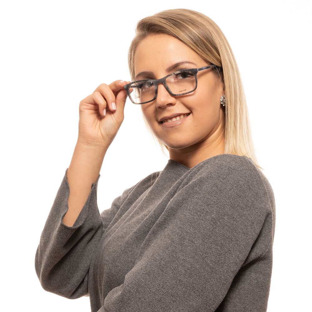 Police Gray Plastic Glasses (Frames) Police