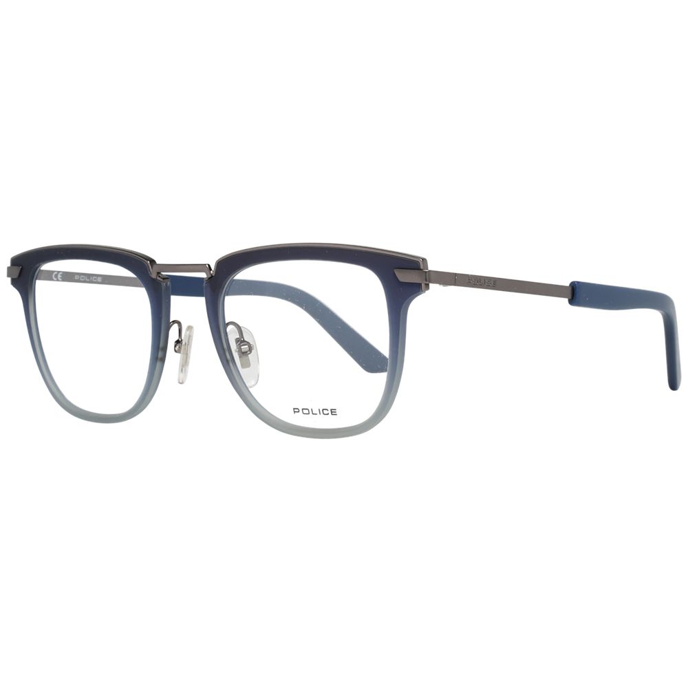 Police Blue Metal & Plastic Glasses (Frames) Police