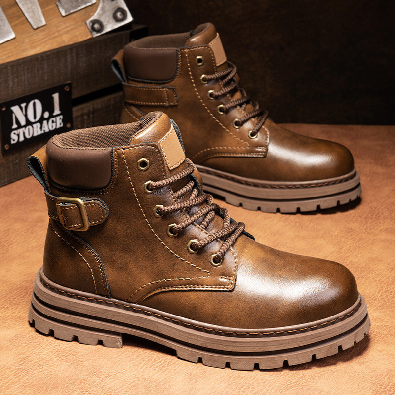 Martin boots autumn and winter retro high top men's workwear boots eprolo