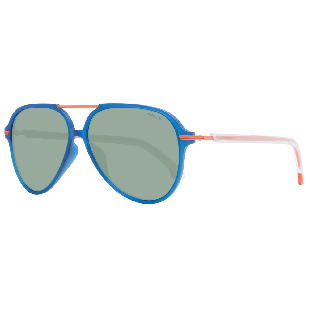 Police Blue Plastic Sunglasses Police
