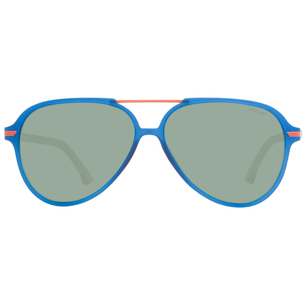 Police Blue Plastic Sunglasses Police