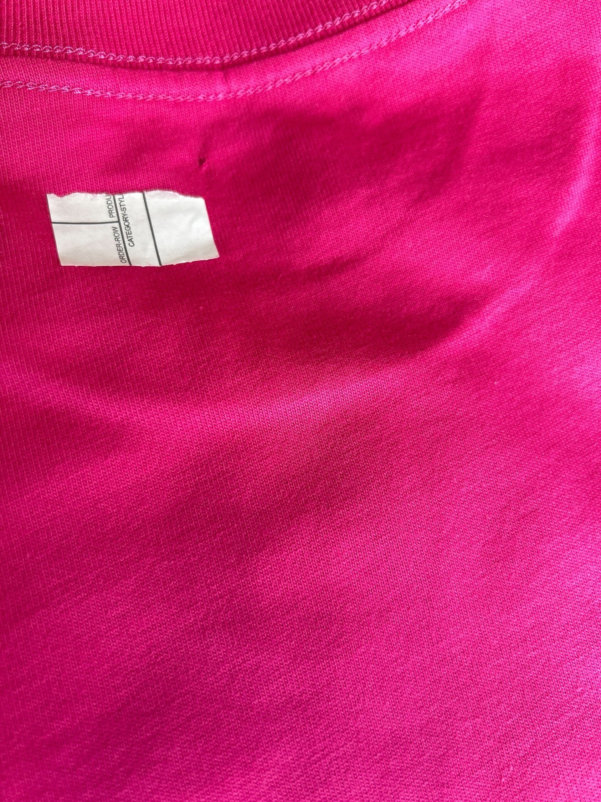 Balenciaga Pink Cotton Crew Neck Short Sleeves Tee T-shirt Balenciaga