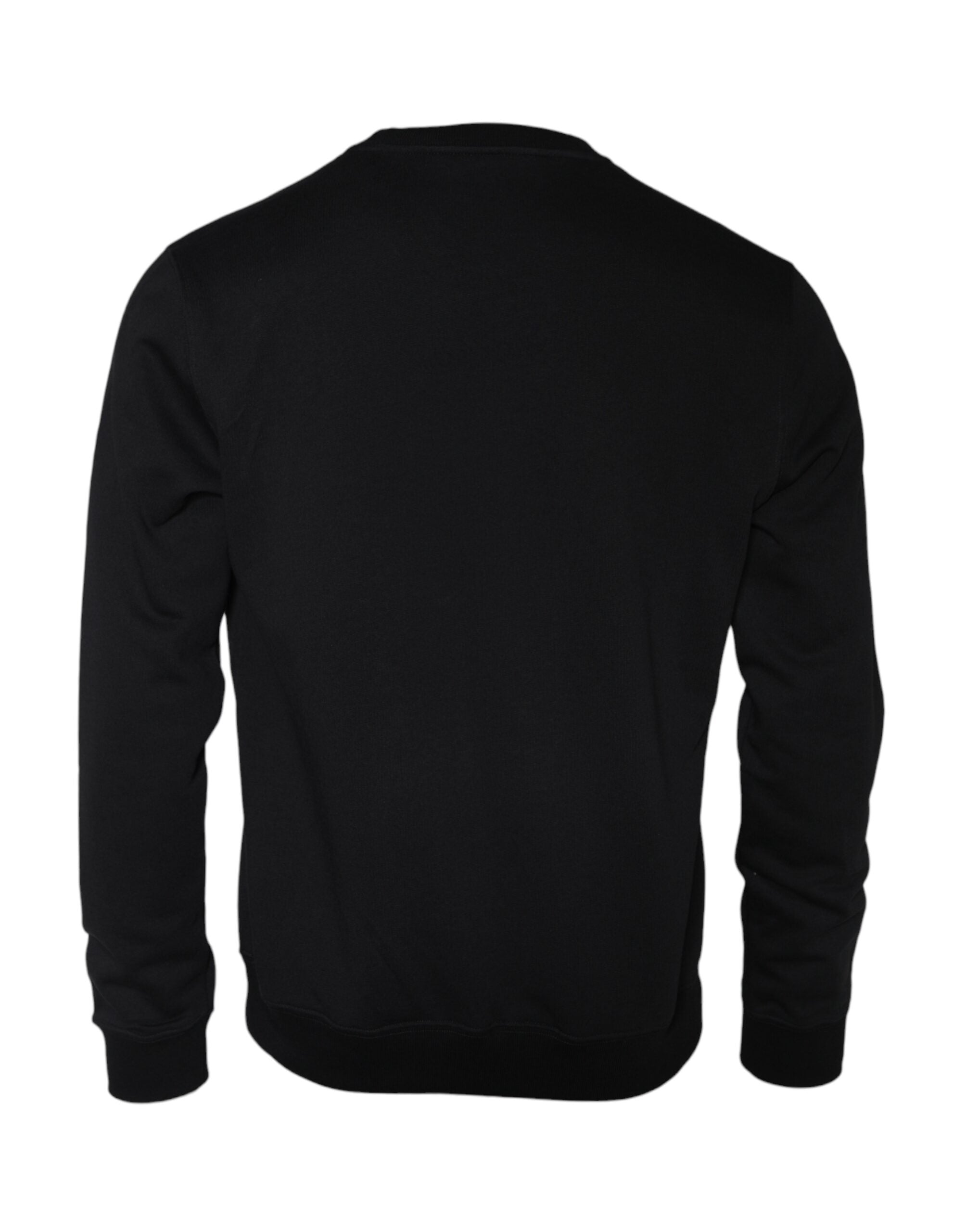 Versace Black Medusa Fleece Cotton Crew Neck Sweatshirt Sweater Versace