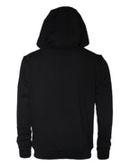 Versace Black Medusa Print Cotton HoodiePullover Sweatshirt Sweater Versace