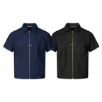 Short Sleeve Shirt Men Harrington  High Street Casual Half Sleeve Shirt Trendy eprolo