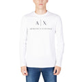 Armani Exchange White Cotton Long Sleeve T-Shirt Armani Exchange